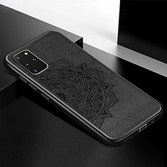 Ultra-thin Silicone Gel Soft Case Cover with Magnetic S04D for Samsung Galaxy S20 Plus 5G Black