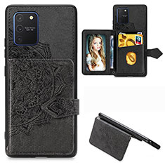 Ultra-thin Silicone Gel Soft Case Cover with Magnetic S05D for Samsung Galaxy M80S Black