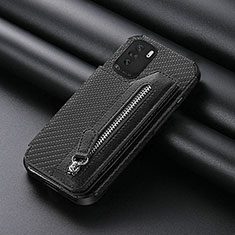 Ultra-thin Silicone Gel Soft Case Cover with Magnetic S05D for Xiaomi Mi 11i 5G Black