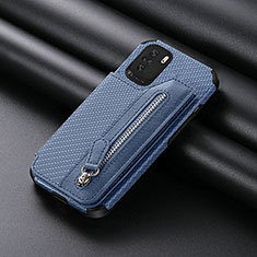 Ultra-thin Silicone Gel Soft Case Cover with Magnetic S05D for Xiaomi Mi 11i 5G Blue