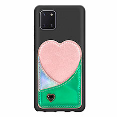 Ultra-thin Silicone Gel Soft Case Cover with Magnetic S07D for Samsung Galaxy M60s Green