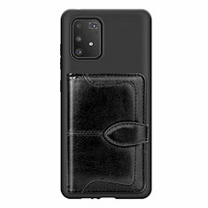 Ultra-thin Silicone Gel Soft Case Cover with Magnetic S11D for Samsung Galaxy M80S Black