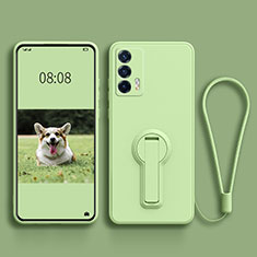 Ultra-thin Silicone Gel Soft Case Cover with Stand for Realme GT 5G Green