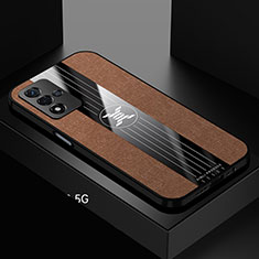 Ultra-thin Silicone Gel Soft Case Cover X01L for Oppo A93s 5G Brown