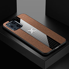 Ultra-thin Silicone Gel Soft Case Cover X01L for Oppo Find X3 Pro 5G Brown