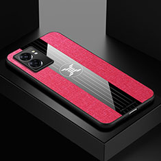Ultra-thin Silicone Gel Soft Case Cover X01L for Oppo K10 5G India Red