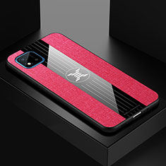 Ultra-thin Silicone Gel Soft Case Cover X01L for Realme C20 Red