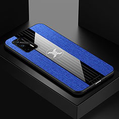 Ultra-thin Silicone Gel Soft Case Cover X01L for Realme GT 5G Blue