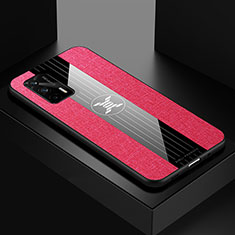 Ultra-thin Silicone Gel Soft Case Cover X01L for Realme GT Neo 2T 5G Red