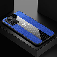 Ultra-thin Silicone Gel Soft Case Cover X01L for Realme Narzo 50 5G Blue