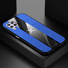 Ultra-thin Silicone Gel Soft Case Cover X01L for Samsung Galaxy A22 4G Blue