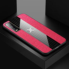 Ultra-thin Silicone Gel Soft Case Cover X01L for Vivo iQOO U1 Red