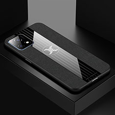 Ultra-thin Silicone Gel Soft Case Cover X01L for Vivo iQOO U3 5G Black