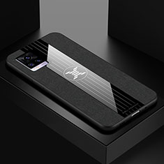 Ultra-thin Silicone Gel Soft Case Cover X01L for Vivo V20 Black
