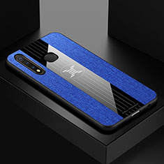 Ultra-thin Silicone Gel Soft Case Cover X01L for Vivo Y19 Blue