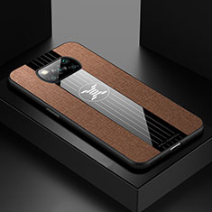 Ultra-thin Silicone Gel Soft Case Cover X01L for Xiaomi Poco X3 Pro Brown