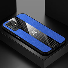 Ultra-thin Silicone Gel Soft Case Cover X01L for Xiaomi Redmi 10 (2022) Blue