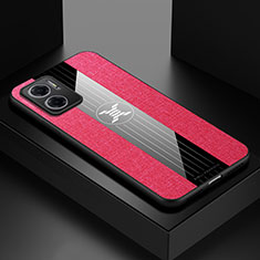 Ultra-thin Silicone Gel Soft Case Cover X01L for Xiaomi Redmi 10 5G Red