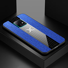 Ultra-thin Silicone Gel Soft Case Cover X01L for Xiaomi Redmi 10X Pro 5G Blue
