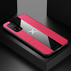 Ultra-thin Silicone Gel Soft Case Cover X01L for Xiaomi Redmi K30S 5G Red