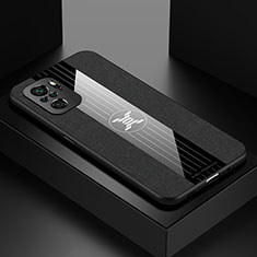 Ultra-thin Silicone Gel Soft Case Cover X01L for Xiaomi Redmi Note 10 4G Black