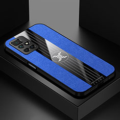 Ultra-thin Silicone Gel Soft Case Cover X01L for Xiaomi Redmi Note 11 4G (2021) Blue