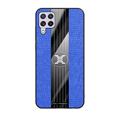 Ultra-thin Silicone Gel Soft Case Cover X02L for Samsung Galaxy A22 4G Blue