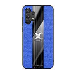 Ultra-thin Silicone Gel Soft Case Cover X02L for Samsung Galaxy A32 5G Blue