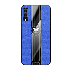 Ultra-thin Silicone Gel Soft Case Cover X02L for Samsung Galaxy A70S Blue