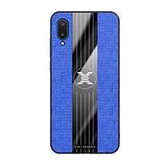 Ultra-thin Silicone Gel Soft Case Cover X02L for Samsung Galaxy M02 Blue
