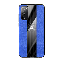 Ultra-thin Silicone Gel Soft Case Cover X02L for Samsung Galaxy S20 FE 4G Blue