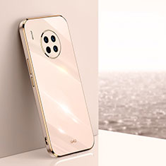 Ultra-thin Silicone Gel Soft Case Cover XL1 for Huawei Honor 50 Lite Rose Gold