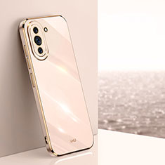 Ultra-thin Silicone Gel Soft Case Cover XL1 for Huawei Nova 10 Pro Rose Gold