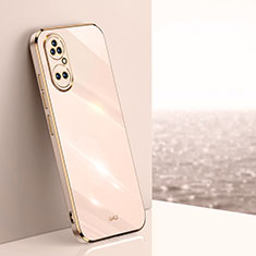 Ultra-thin Silicone Gel Soft Case Cover XL1 for Huawei P50 Rose Gold