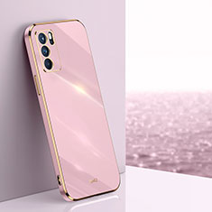 Ultra-thin Silicone Gel Soft Case Cover XL1 for Oppo A16s Pink