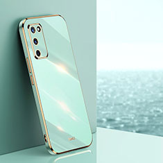 Ultra-thin Silicone Gel Soft Case Cover XL1 for Oppo A53s 5G Green
