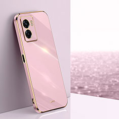 Ultra-thin Silicone Gel Soft Case Cover XL1 for Oppo A77 5G Pink