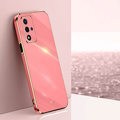 Ultra-thin Silicone Gel Soft Case Cover XL1 for Oppo A93s 5G Hot Pink