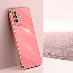 Ultra-thin Silicone Gel Soft Case Cover XL1 for Oppo A95 5G Hot Pink