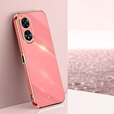 Ultra-thin Silicone Gel Soft Case Cover XL1 for Oppo A98 5G Hot Pink