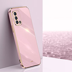 Ultra-thin Silicone Gel Soft Case Cover XL1 for Oppo F19 Pink