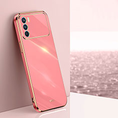 Ultra-thin Silicone Gel Soft Case Cover XL1 for Oppo K9 Pro 5G Hot Pink
