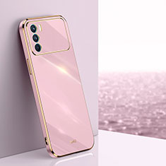 Ultra-thin Silicone Gel Soft Case Cover XL1 for Oppo K9 Pro 5G Pink