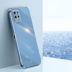 Ultra-thin Silicone Gel Soft Case Cover XL1 for Oppo K9X 5G Blue