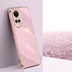 Ultra-thin Silicone Gel Soft Case Cover XL1 for Oppo Reno10 5G Clove Purple