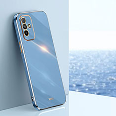 Ultra-thin Silicone Gel Soft Case Cover XL1 for Oppo Reno5 Z 5G Blue