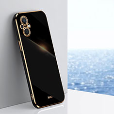 Ultra-thin Silicone Gel Soft Case Cover XL1 for Oppo Reno7 Lite 5G Black