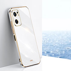 Ultra-thin Silicone Gel Soft Case Cover XL1 for Oppo Reno7 SE 5G White