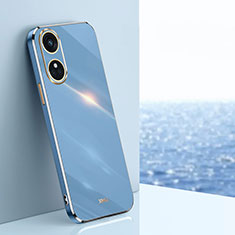 Ultra-thin Silicone Gel Soft Case Cover XL1 for Oppo Reno8 T 4G Blue