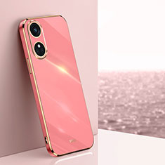 Ultra-thin Silicone Gel Soft Case Cover XL1 for Oppo Reno8 T 4G Hot Pink